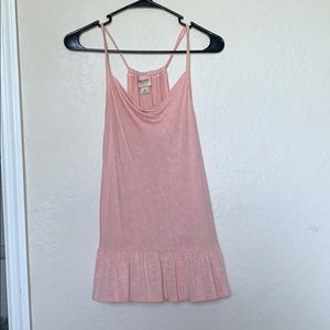 Women’s peach tank top